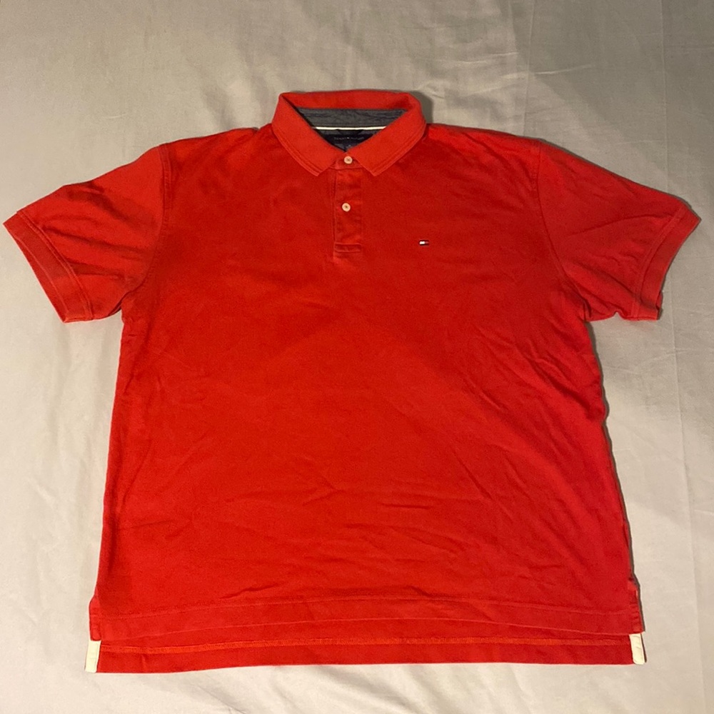 Men’s XL Red Tommy Hilfiger Polo Shirt